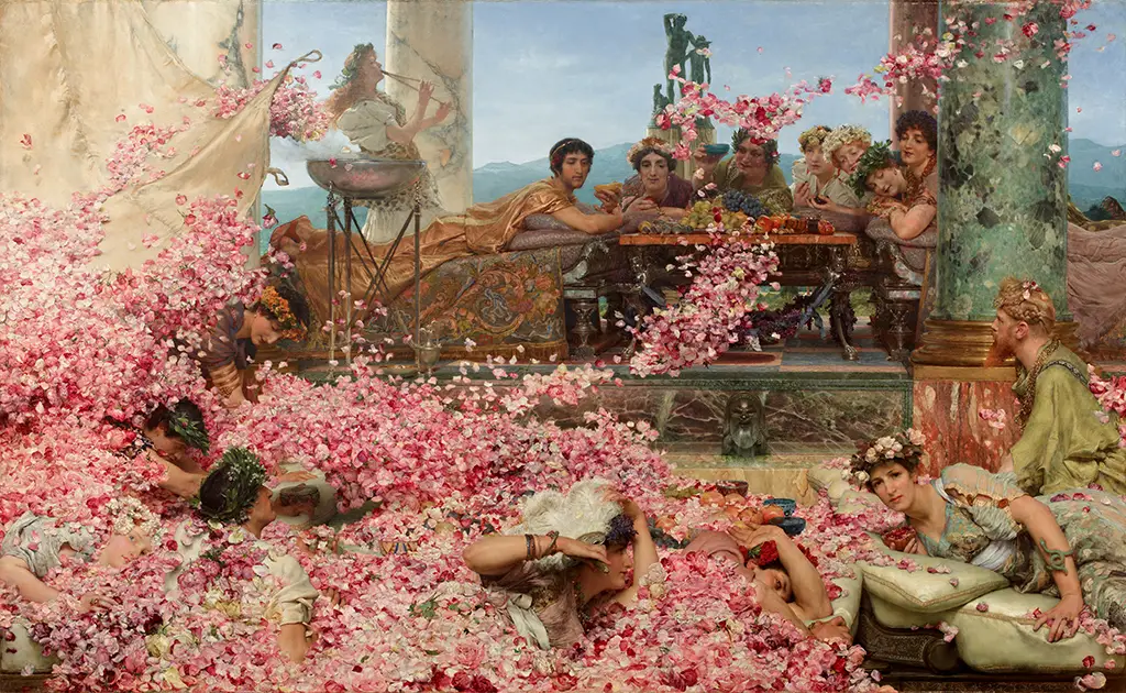 The Roses of Heliogabalus in Detail Lawrence Alma Tadema